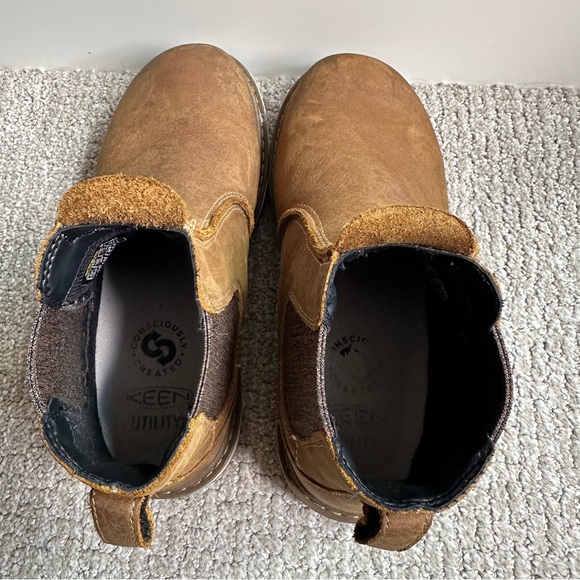 Keen utility brown Chelsea boots - Picture 5 of 7